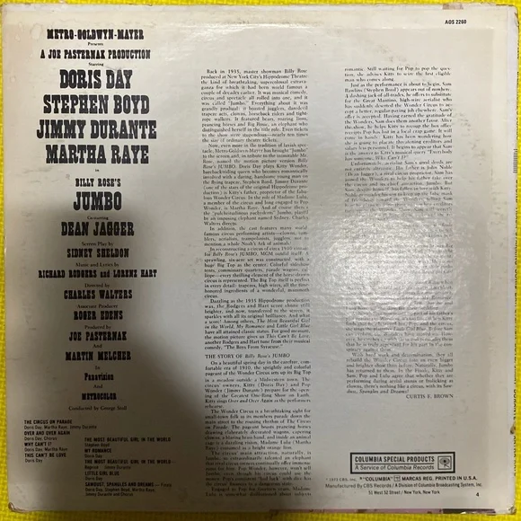 Billy Rose's Jumbo - Picture 2 of 2